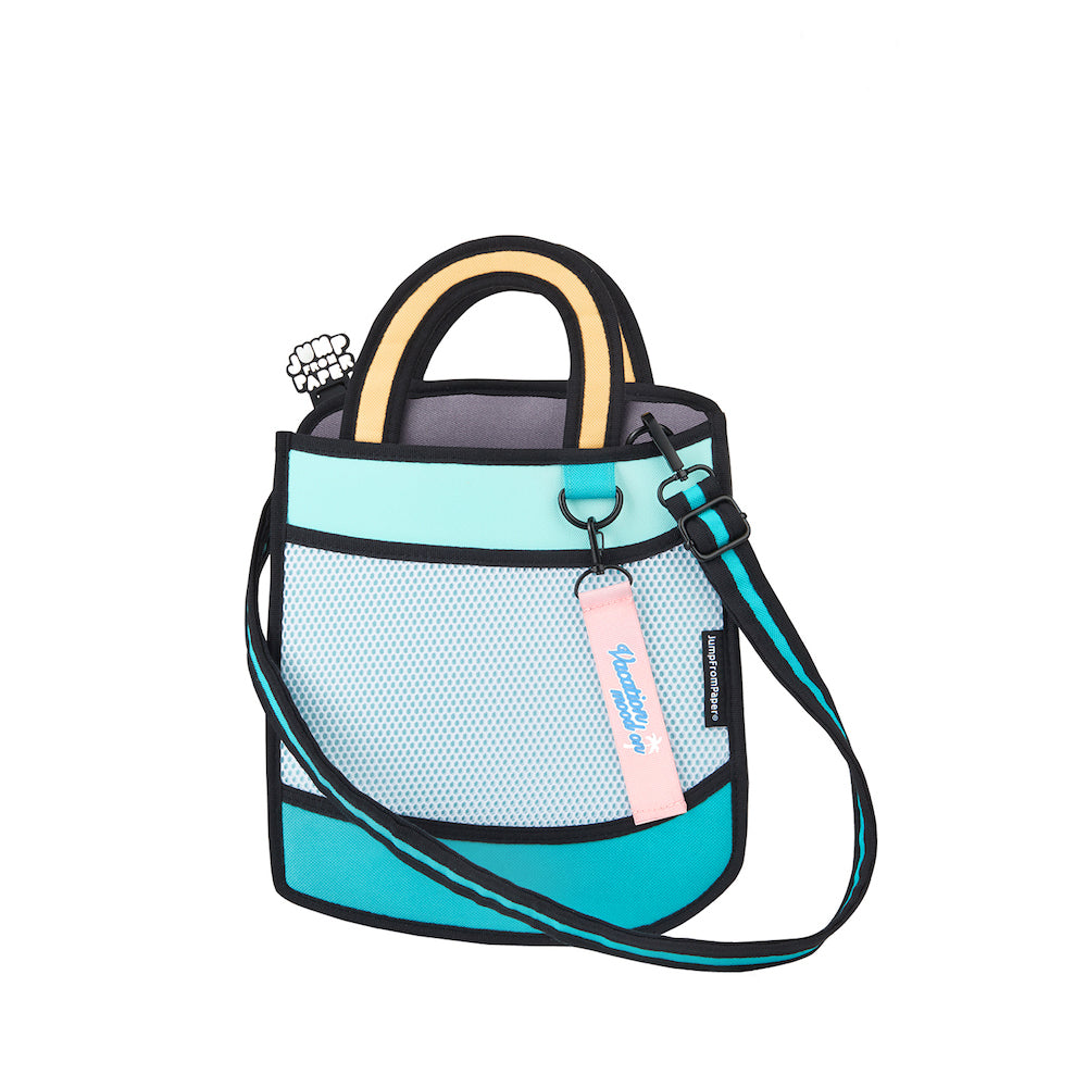 Heatwave Green Cartoon Handbag | JumpFromPaper Cartoon Bag