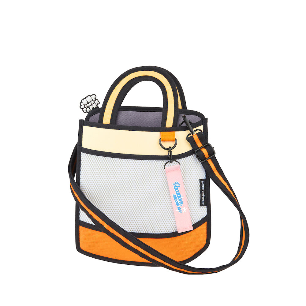 2D Bag Heatwave Yellow Handbag | JumpFromPaper Cartoon Bag