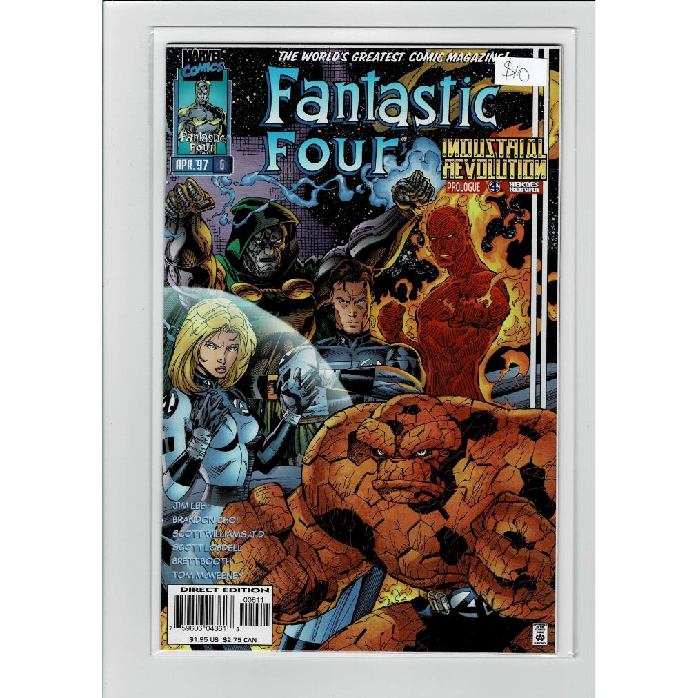 Fantastic Four #6 Industrial Revolution 1997 Marvel Comics Book
