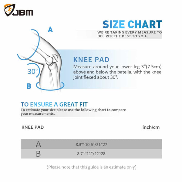 JBM Size Chart