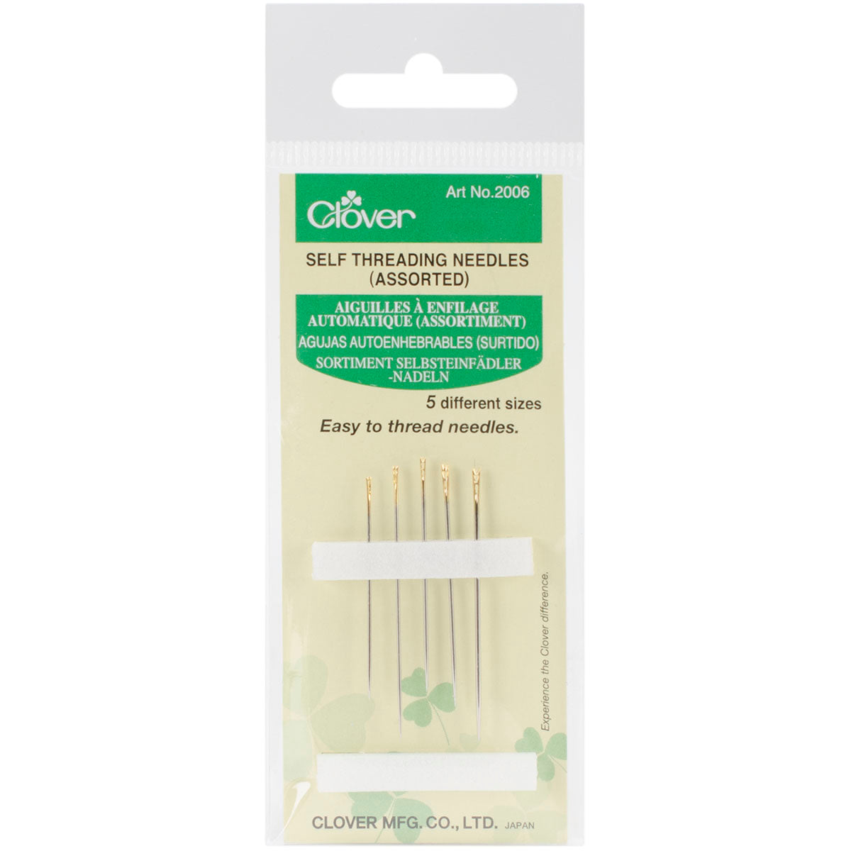 Clover Self-Threading Needles