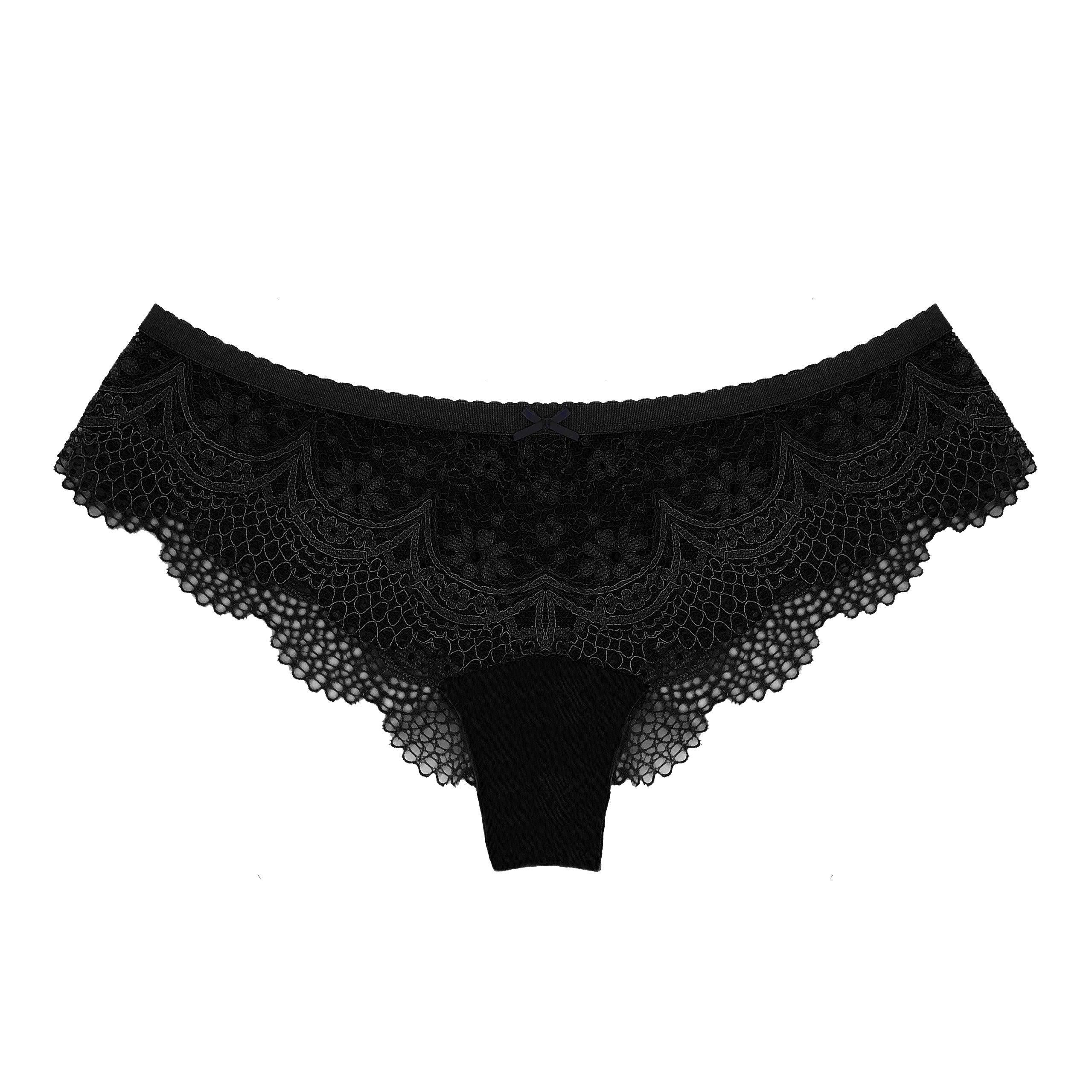 ebony in lace panties