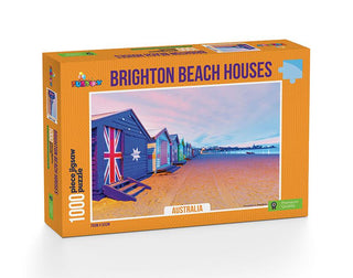 Funbox Brighton Beach Boxes Jigsaw Puzzle 1000 pieces