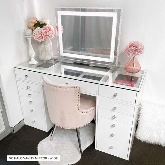 desk with drawers makeup