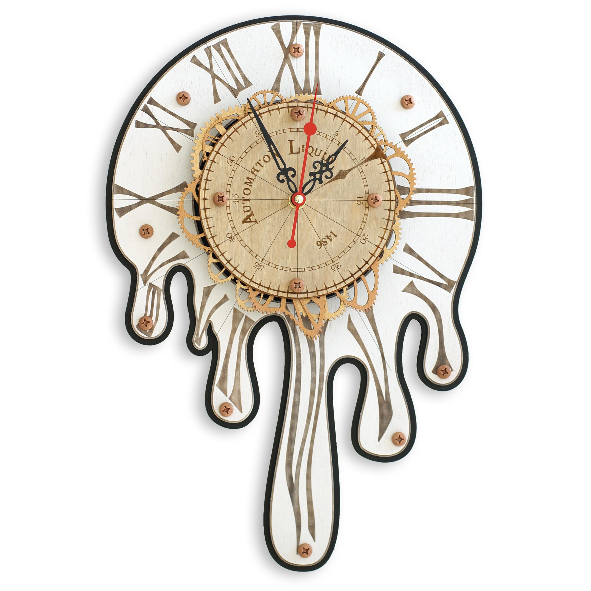 Automaton 1456 Melting Wall Clock Wall Clock Personalized Gift