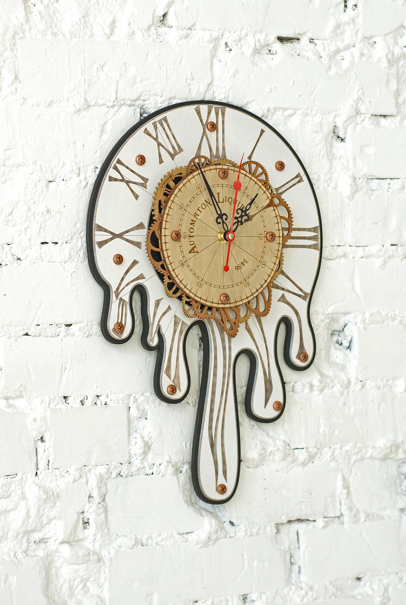 Automaton 1456 Melting Wall Clock Wall Clock Personalized Gift Home Decor Design