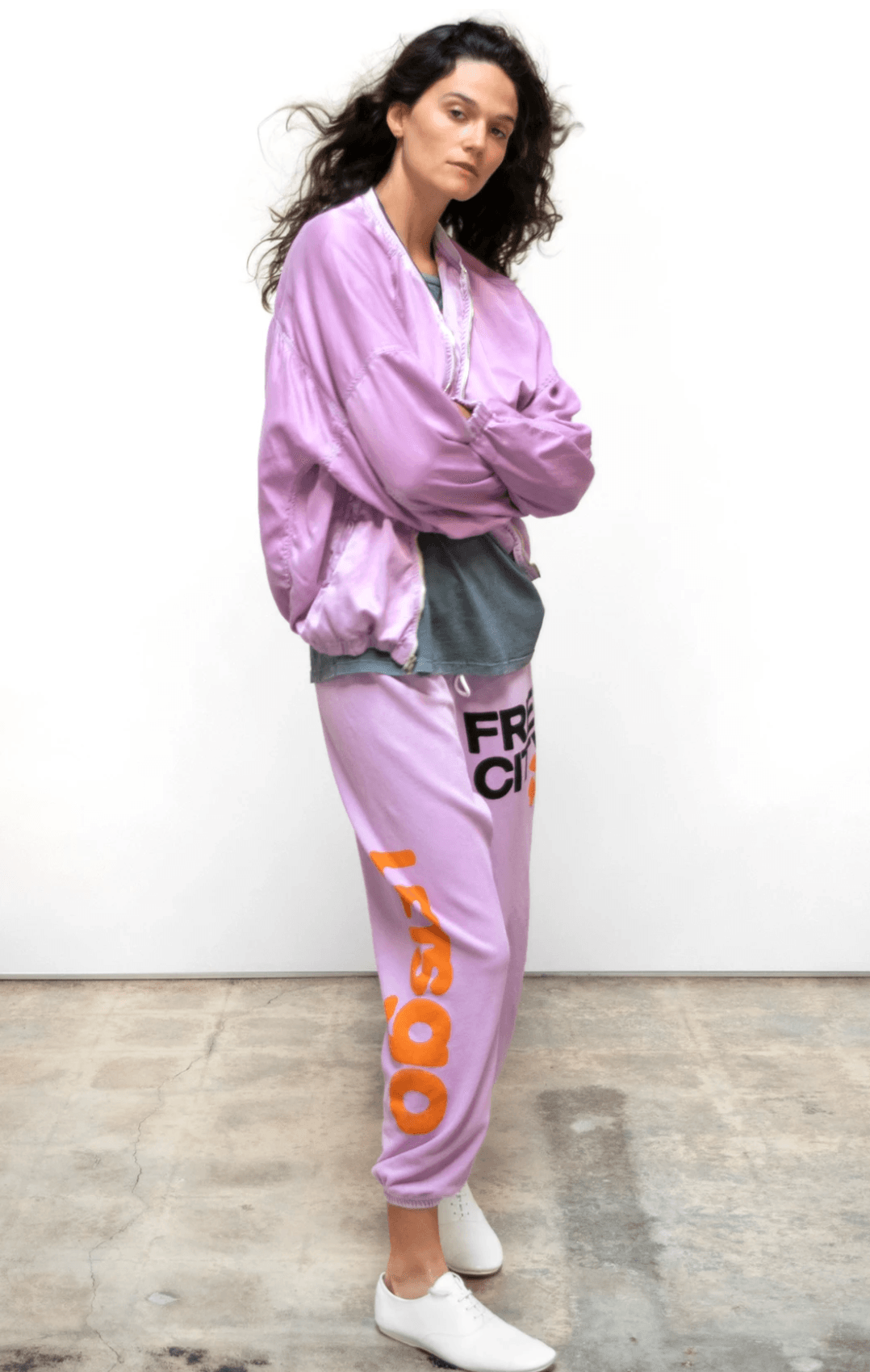 LETSGO OG Supervintage Sweatpant in Pink Milk by FREECITY