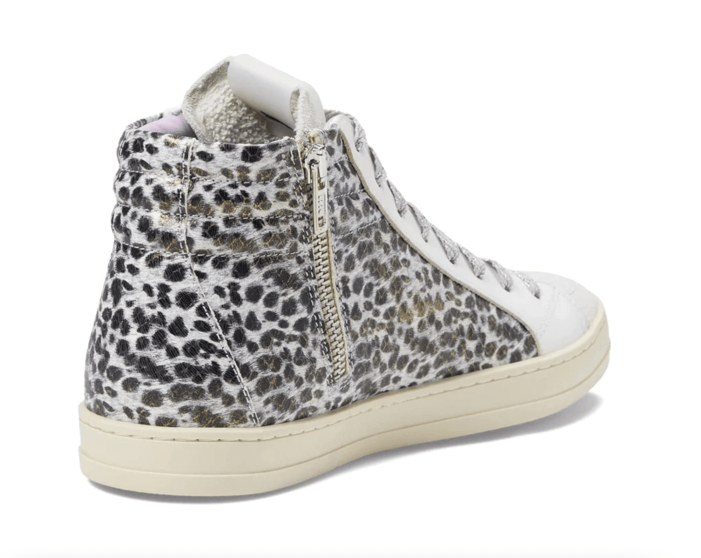 Skate Gold Leopard High Top Sneaker by P448 - Haven