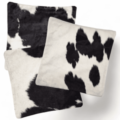 cowhide pillows