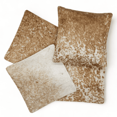 cowhide pillow