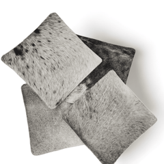 cowhide pillow covers