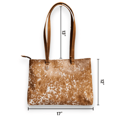 cowhide purse