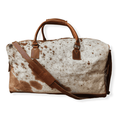 cowhide duffel