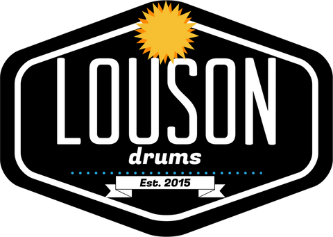 Logotipo de tambores Louson