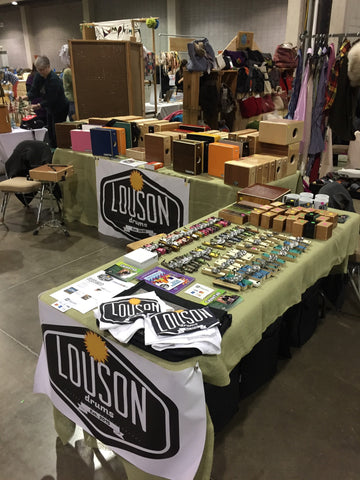 louson drums craft show booth