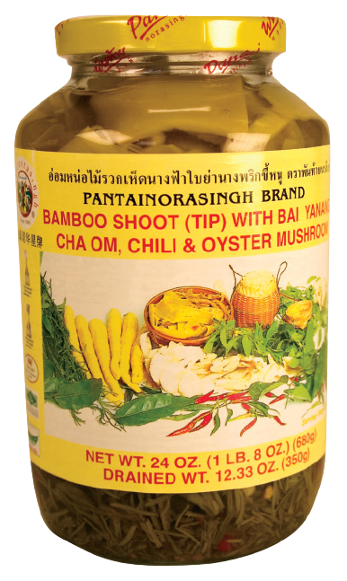 PANTAI Bamboo Shoot with Bai Yanang, Cha Om, Chili, Oyster Mushroom – Tips (12/24OZ)