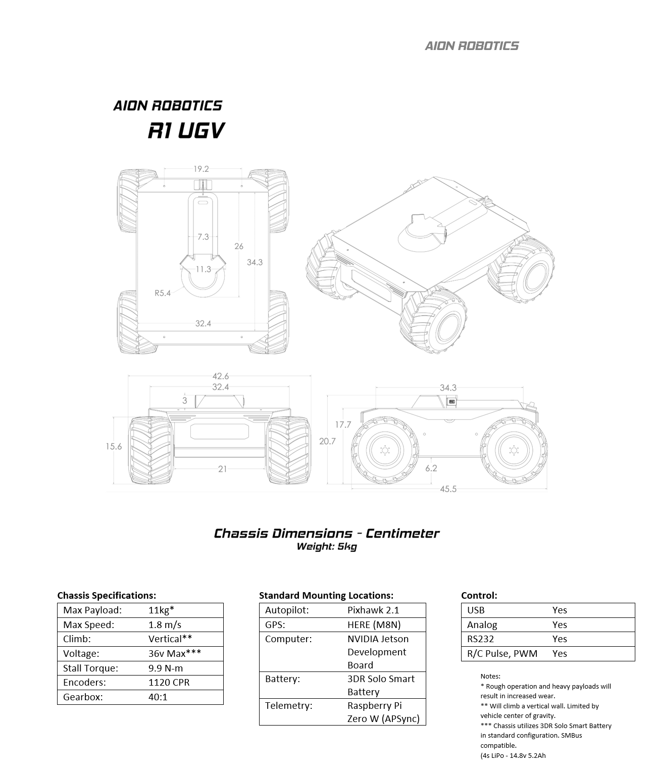  [무료배송] 자율주행 개발키트 aionrobotics R1 ArduROS Edition UGV