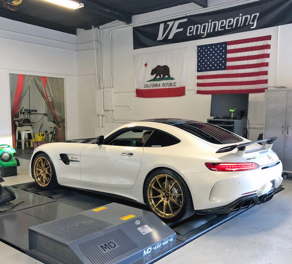 tuned amg gtr gt mercedes on the dyno
