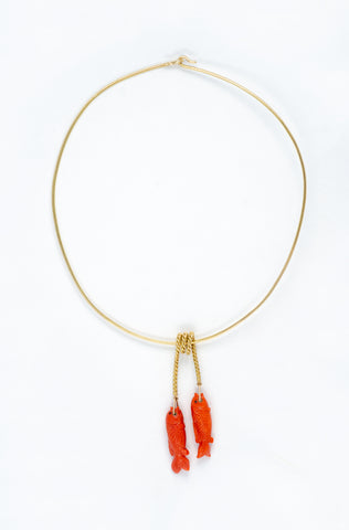 haute-victoire-fine-jewelry-coral-gold-twisted-choker-necklace