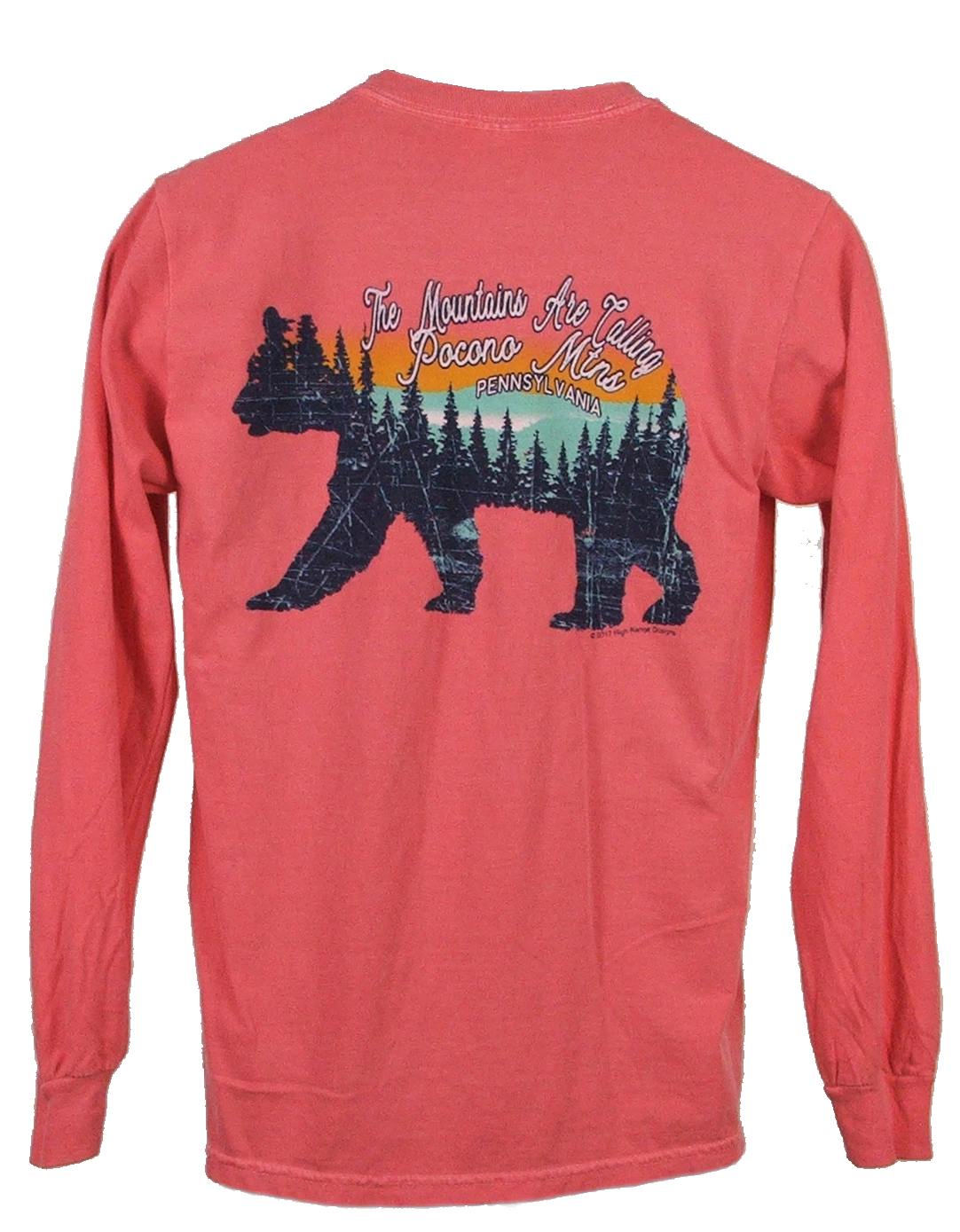 The Mountains are Calling Long Sleeve Pocono Mountains Tee Shirt