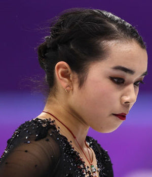 Olympic U.S. Figure Skater Karen Chen Wearing TRILL Earrings By SONIA HOU Jewelry