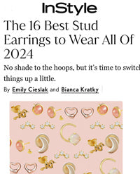 INSTYLE featured SONIA HOU Jewelry as Best Stud Earrings To Wear for 2024
