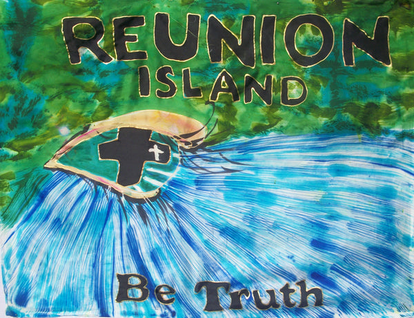 REUNION ISLANDS Prophetic Flag
