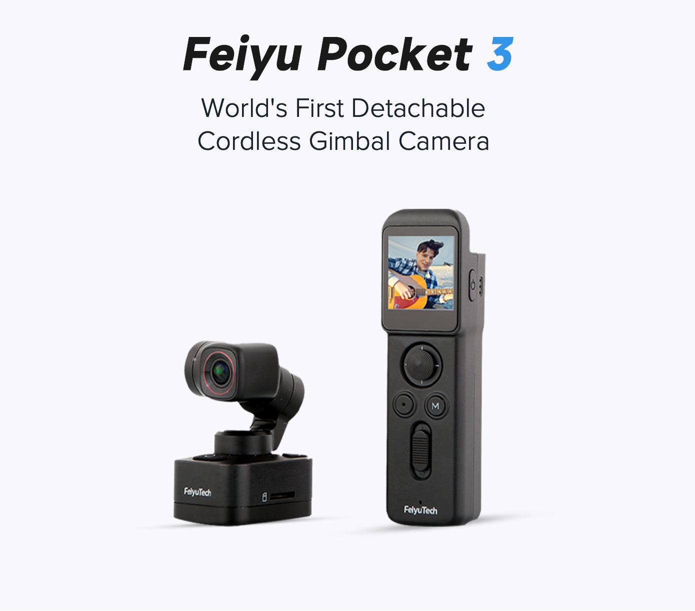 Feiyu Pocket 3 kabellose abnehmbare 3-Achsen-stabilisierte Kamera im Überblick