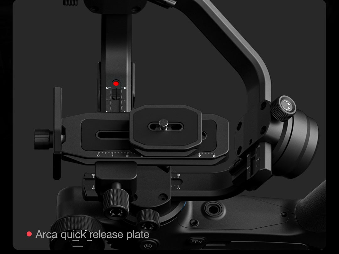 Vue d'ensemble du stabilisateur de cardan FeiyuTech Scorp