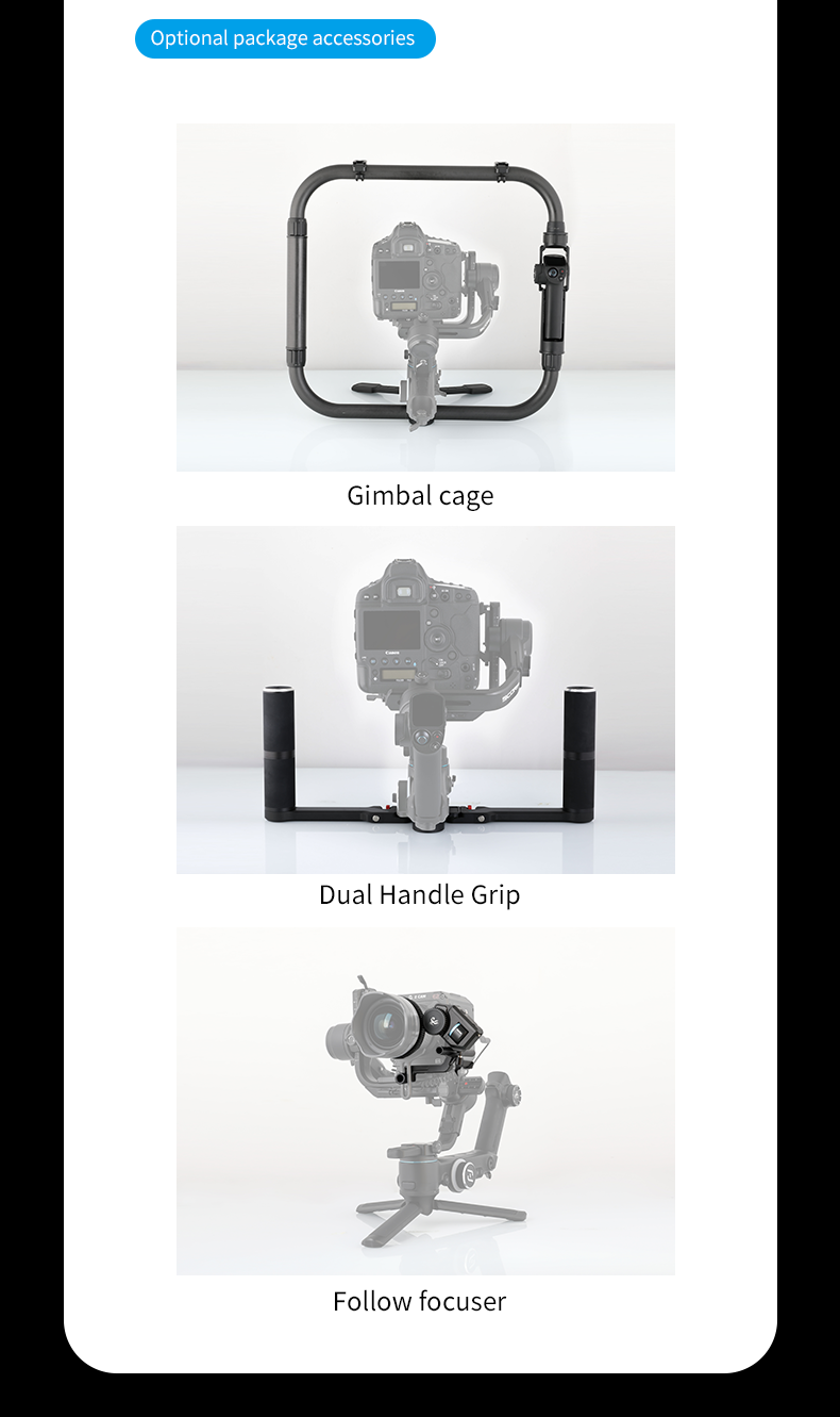 Vue d'ensemble du stabilisateur de cardan FeiyuTech Scorp Pro