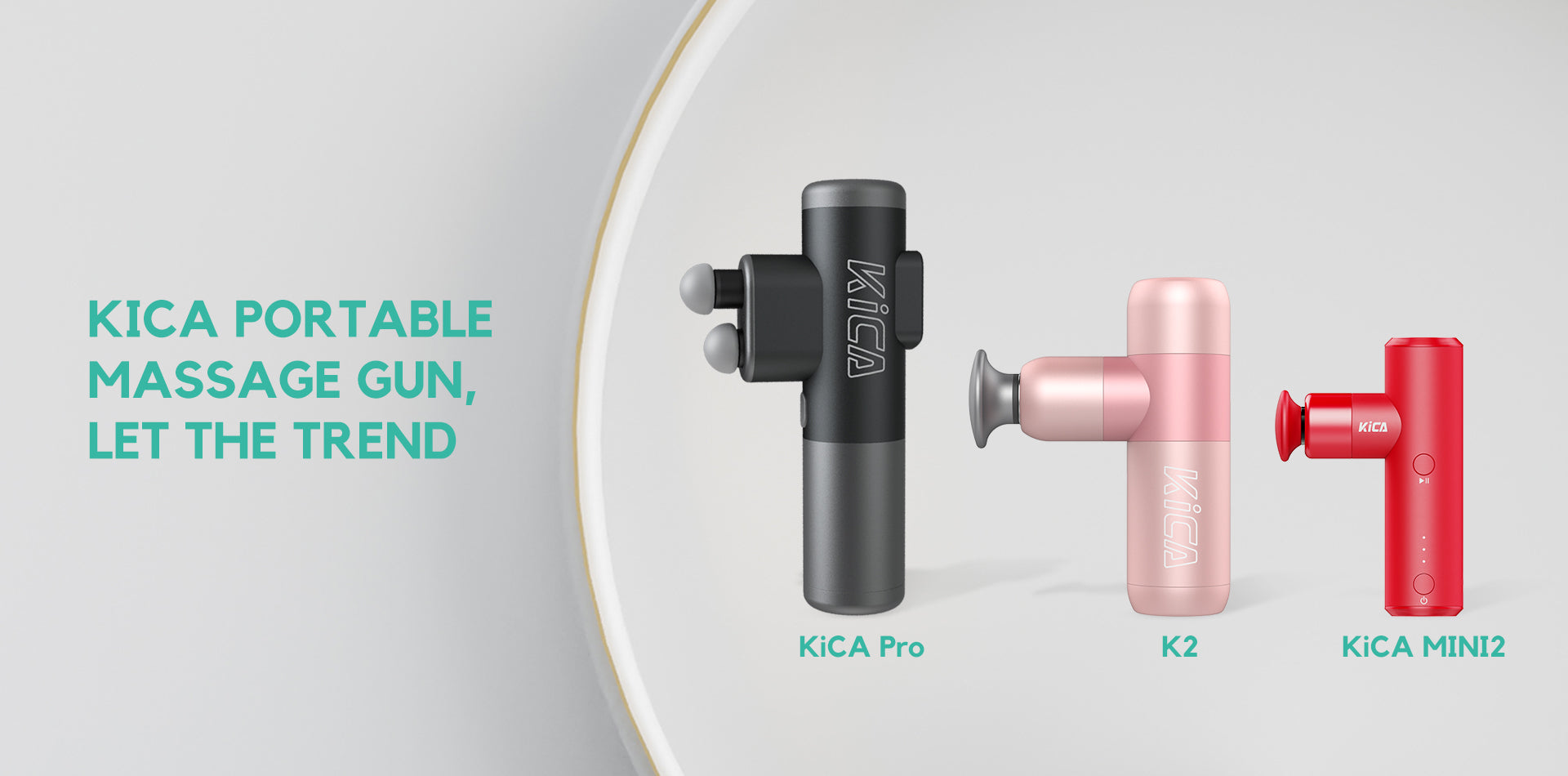 Kica K2 Portable Mini Massage Gun Deep Tissue Massage Gun K2