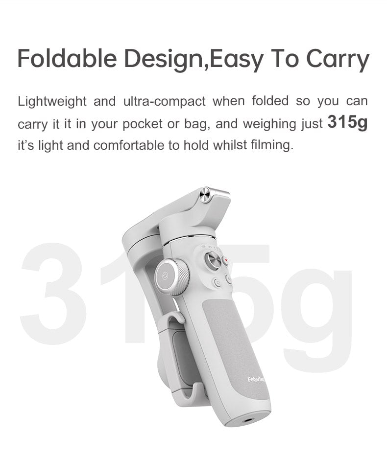 FeiyuTech VB4SE Gimbal Foldable, easy to carry