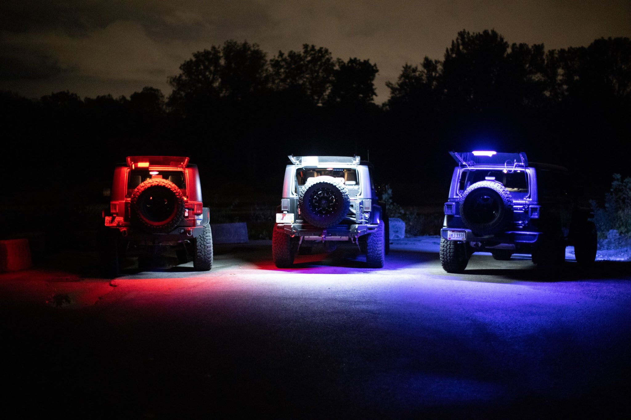 Brawlee™ RGB Silicone Light Bar for all Jeep Wrangler Hardtops 1997 -2 –  Done Right led