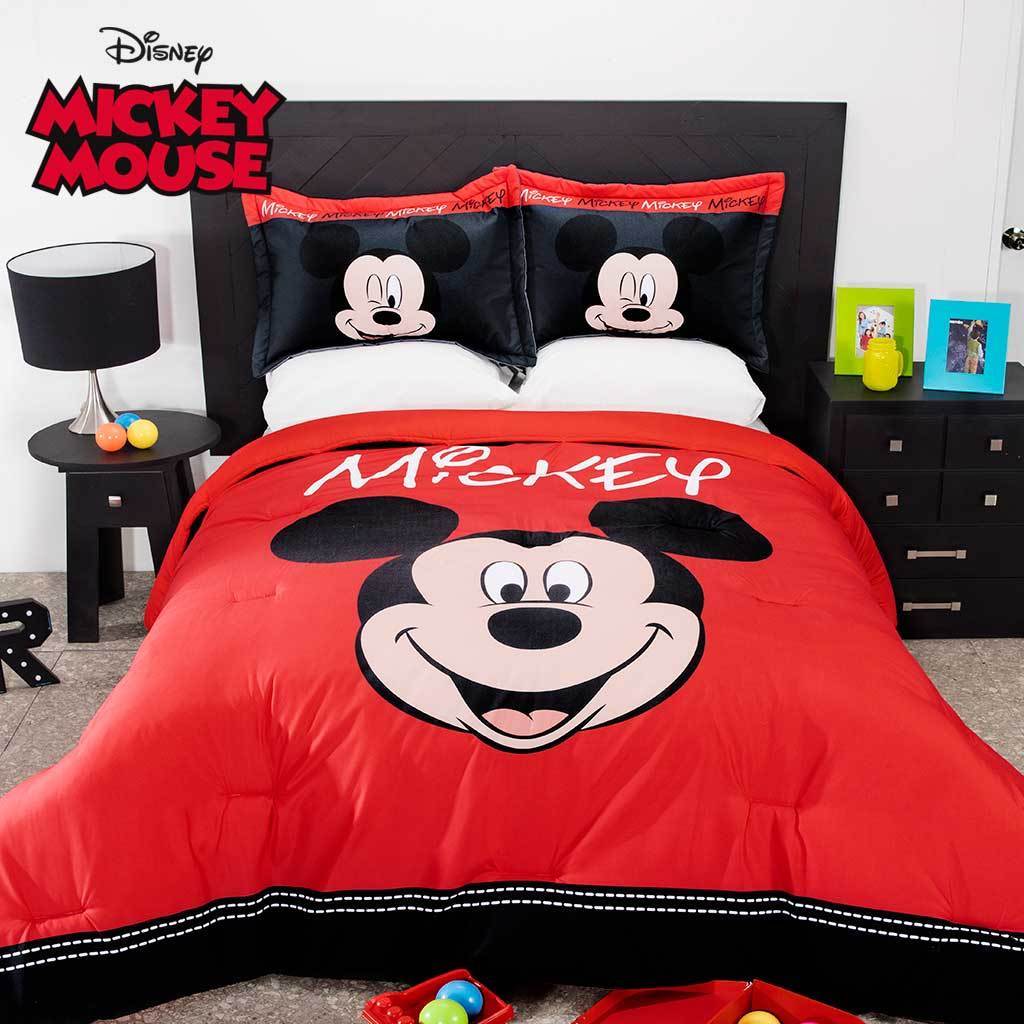 Disney Mickey Mouse Comforter With Shams Sheet Set Sold Separate