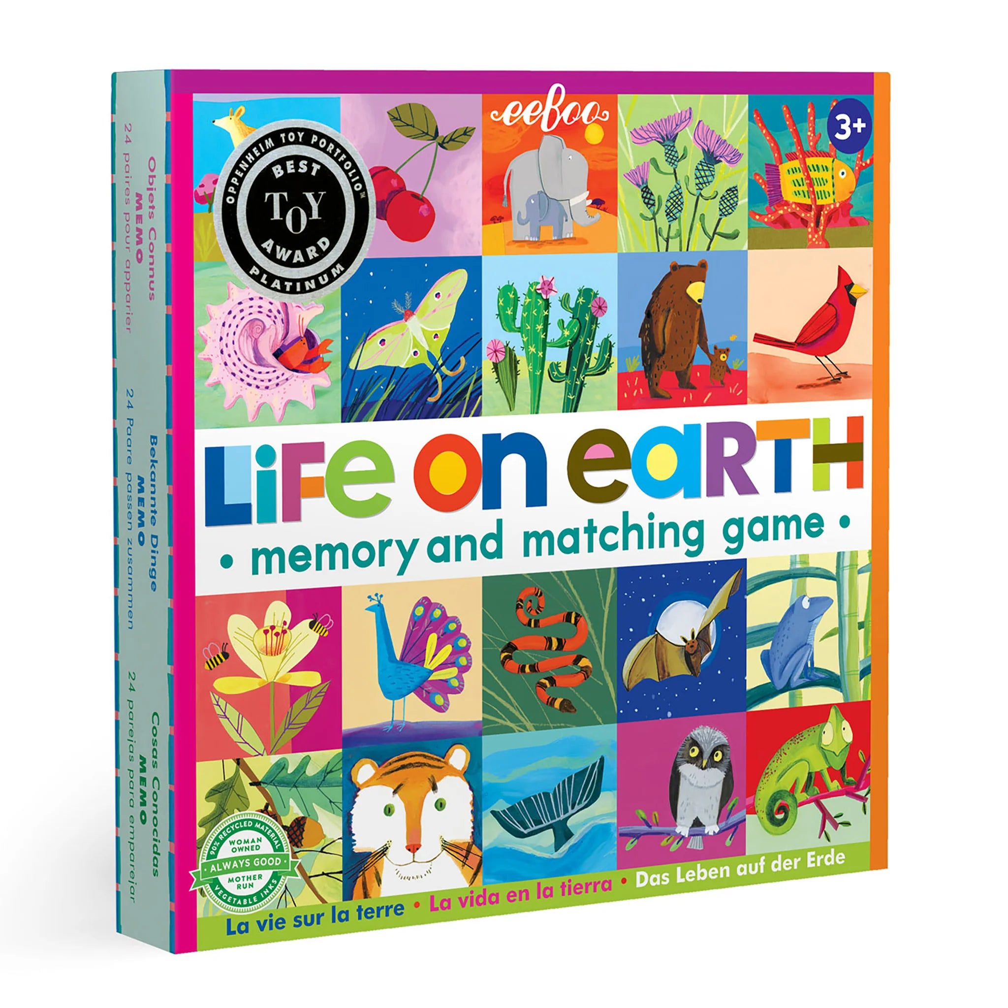 Eeboo | Life on Earth Memory & Matching Game