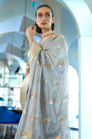 organza saree online india