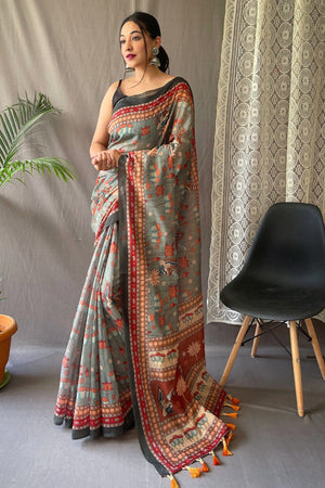 Buy Kalamkari Sarees Online at Reasonable Price - Karagiri