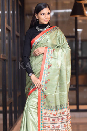 Madhubani Saree: Buy Madhubani Sarees Online In India | Karagiri