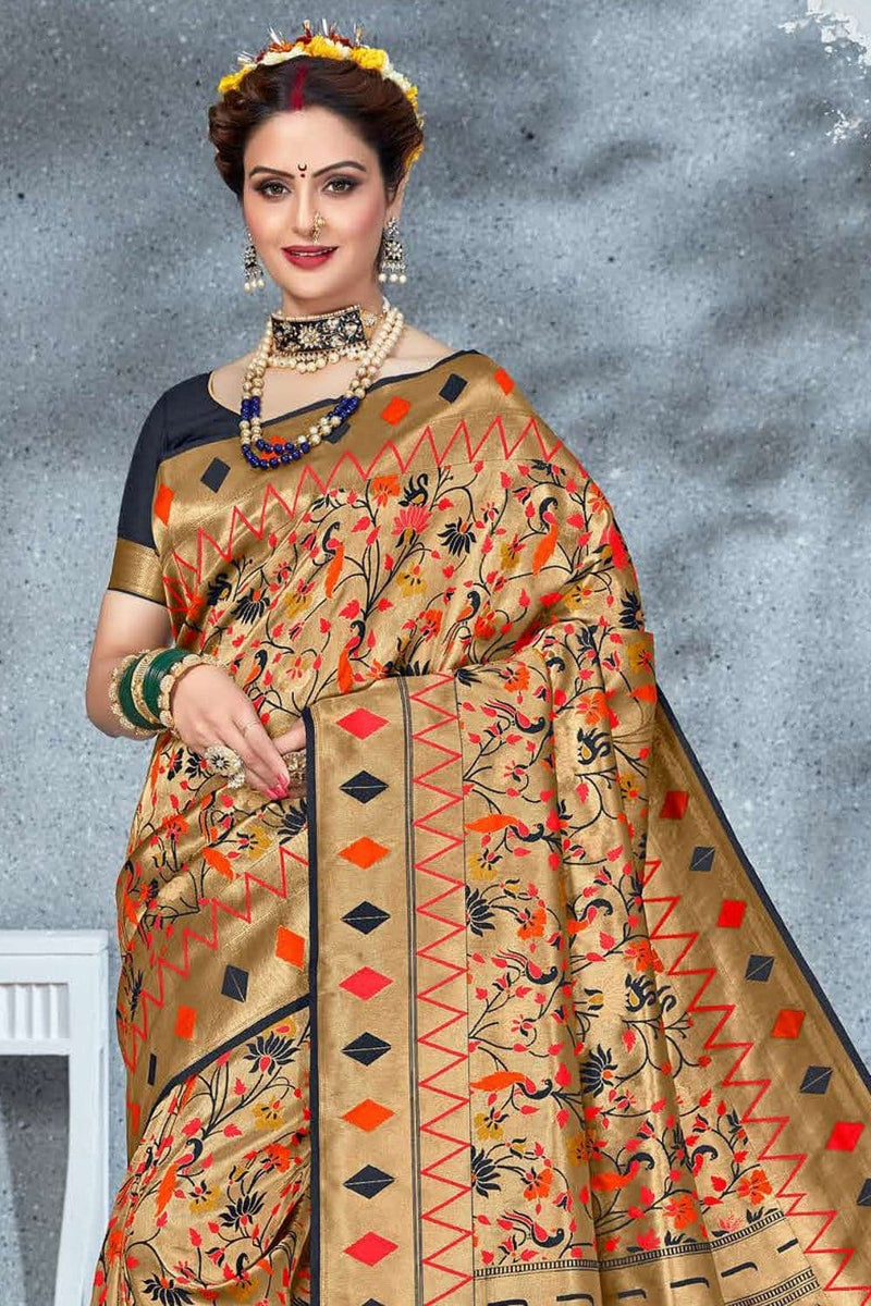 Buy Paithani Silk Saree online at best price - free shipping worldwide ...