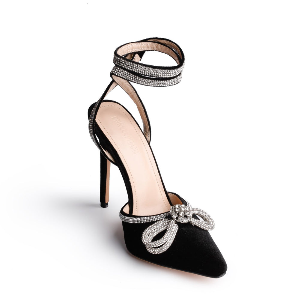 The Jessica Heel-Black Velvet – peblair