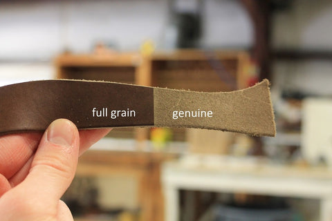 Full Grain vs Genuine Leather