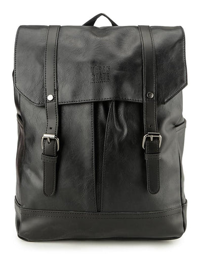 Distressed Leather Nomad Backpack - Black Backpacks - Urban State Indonesia