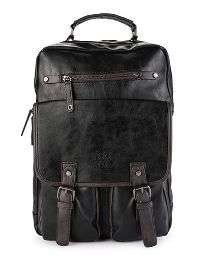 Pu Utility Large Backpack - Black Backpacks - Urban State Indonesia