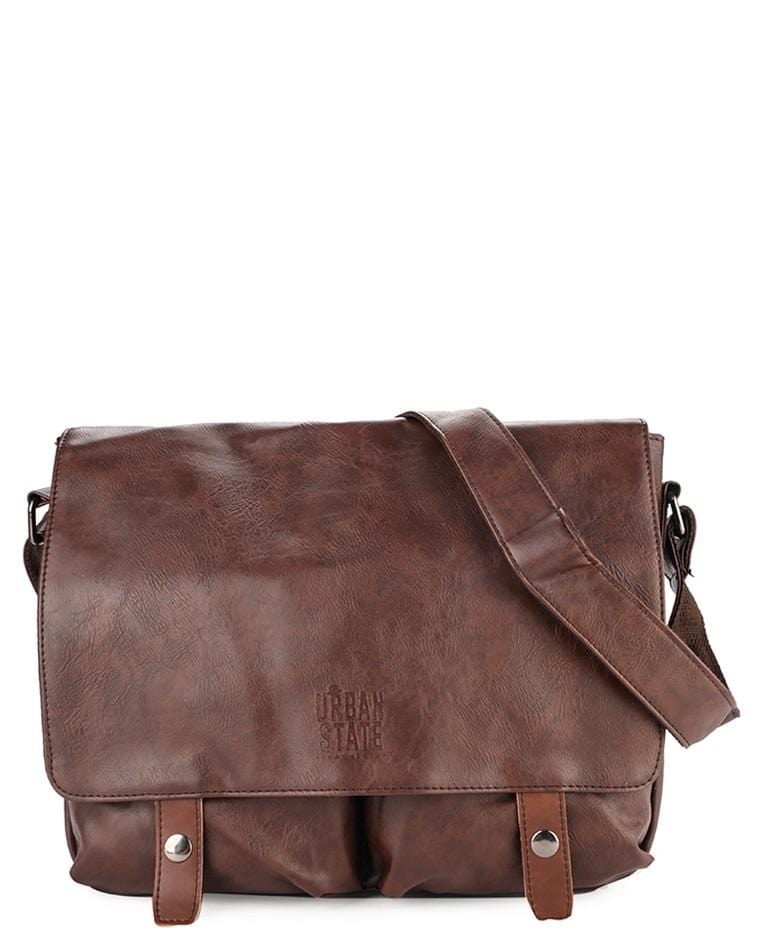 Medium messenger. EDC Bag Leather. Кожаный EDC. Distressed сумка.