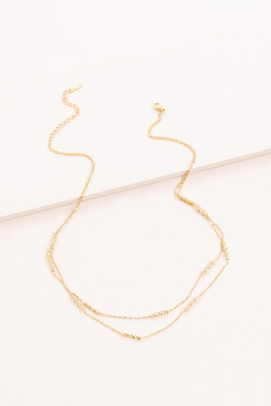 Gold Twisted Necklace