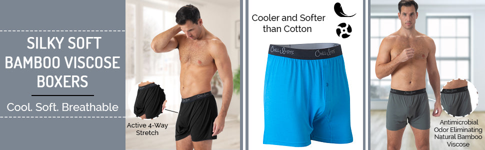 Best Men's Bamboo Boxers - Eco-Friendly & Soft Boxers - Chill Boys