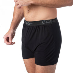 Black boxers chill boys bamboo boxer shorts