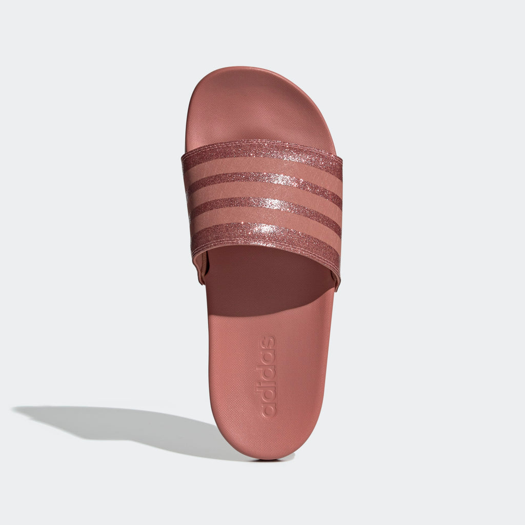 raw pink adidas slides