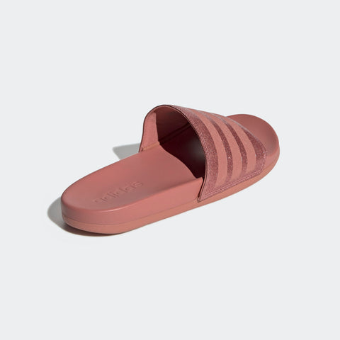 adilette comfort slides raw pink