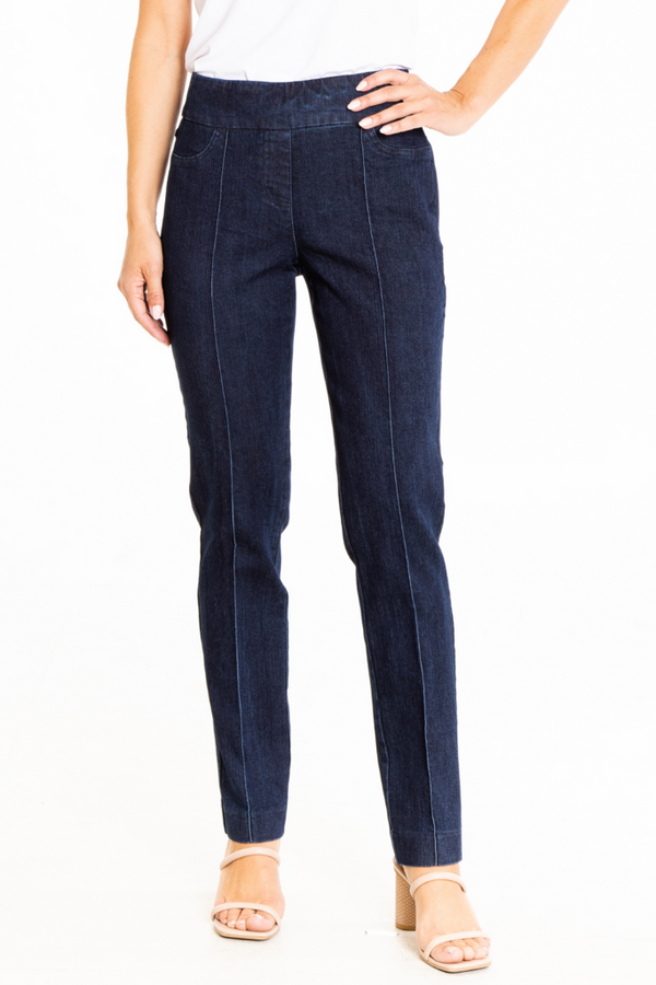 Thin Her Straight Leg Pant - Dark Denim